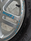 AUDI A3 8L GENUINE ALLOY WHEEL RIM 16" 7Jx16H2 ET44.5 &TYRE 205x55 R16