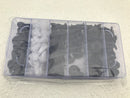 100PCS CAR BUMPER CLAMP CLIPS PLASTIC FASTENER PUSH SET KIT MIXED, TRIM FENDER