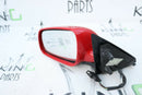 SKODA OCTAVIA 2001-2008 LEFT PASSENGER WING ELECTRIC MIRROR IN RED