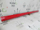 AUDI A3 2013-2016 RIGHT SIDE SKIRT SILL COVER SALOON RED  8V5853860