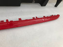 FIAT 500 ABARTH 595 LCI 2016-ON REAR BUMPER DIFFUSER & TRIM MOULDING in RED