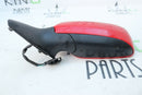 SKODA OCTAVIA 2001-2008 LEFT PASSENGER WING ELECTRIC MIRROR IN RED