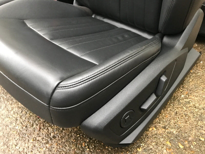AUDI E-TRON ETRON BLACK LEATHER COMPLETE SEATS SET FRONT AND REAR SEAT