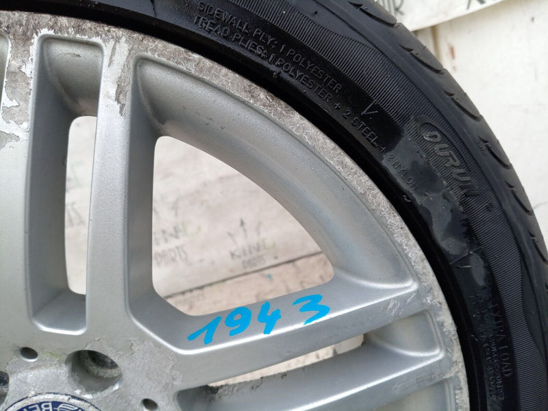 MERCEDES W204 AMG ALLOY WHEEL RIM 17" 8.5Jx17H2 ET58 & TYRE 245x40 R17