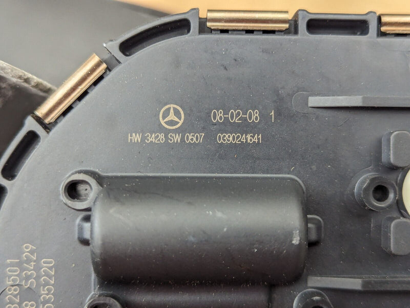 MERCEDES S-CLASS W221 06-13 N/S WIPER MOTOR LINKAEGE W/ WIPER ARM 1397220509