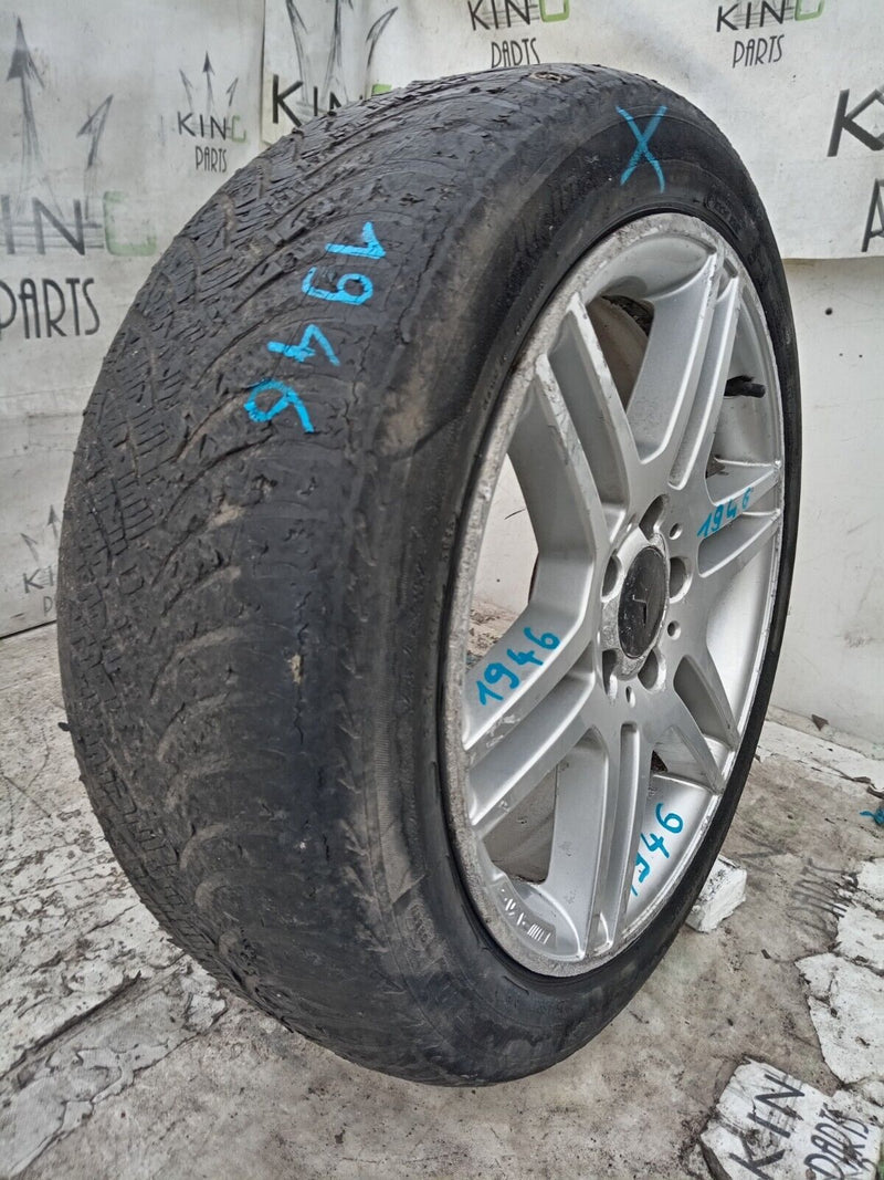 MERCEDES W204 AMG FRONT ALLOY WHEEL RIM 17" 7.5Jx17H2 ET47 & TYRE 225x45