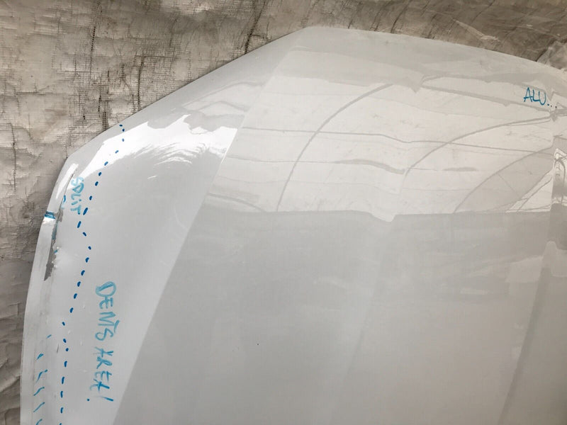 AUDI E-TRON GENUINE ALUMINIUM BONNET HOOD PANEL in WHITE _KING_PARTS_