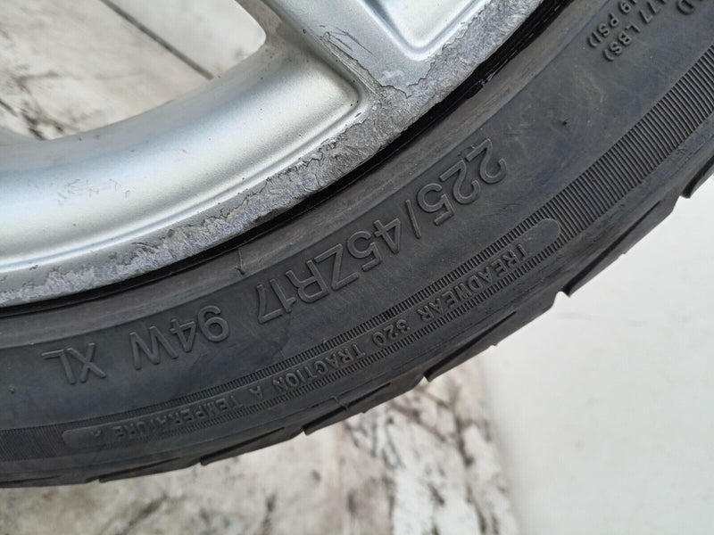 MERCEDES W204 AMG ALLOY WHEEL RIM 17" 8.5Jx17H2 ET58 & TYRE 245x40 R17