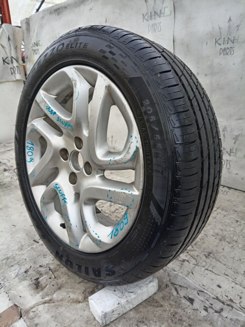 RENAULT CAPTUR 13-15 ALLOY WHEEL RIM 17" 6,5Jx17H2 CH40 TYRE 205/55/17 R19