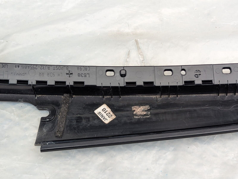 RANGE ROVER EVOQUE L538 REAR LEFT N/S DOOR B-PILLAR MOLDING TRIM BJ32-255A81-AC