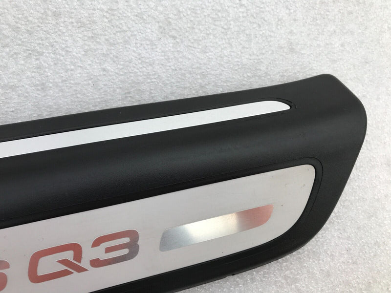 AUDI RS Q3 8U 11-18 REAR DOOR RIGHT SIDE STEP PLATE SILL TRIM COVER 8U0.853.376D
