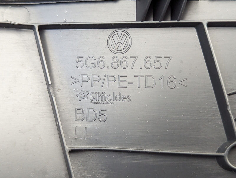 VW GOLF MK7 2012-2020 TAILGATE INTERIOR LOWER TRIM 5G6867605B GENUINE