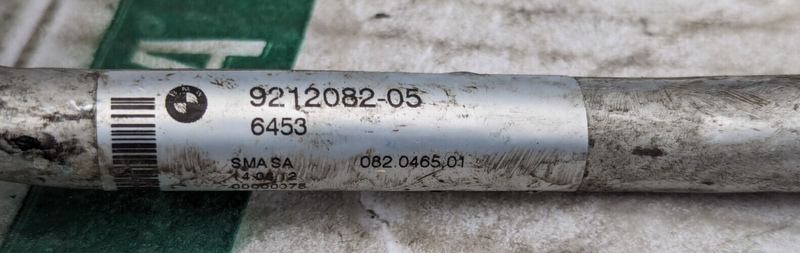 BMW 3 SERIES F30 2011-2019 AC PRESSURE CONDENSER PIPE 9212082 GENUINE