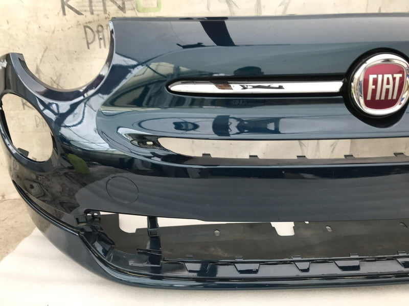 FIAT 500 LOUNGE FACELIFT 2015-23 FRONT BUMPER & TOP BADGE LOGO 735619491
