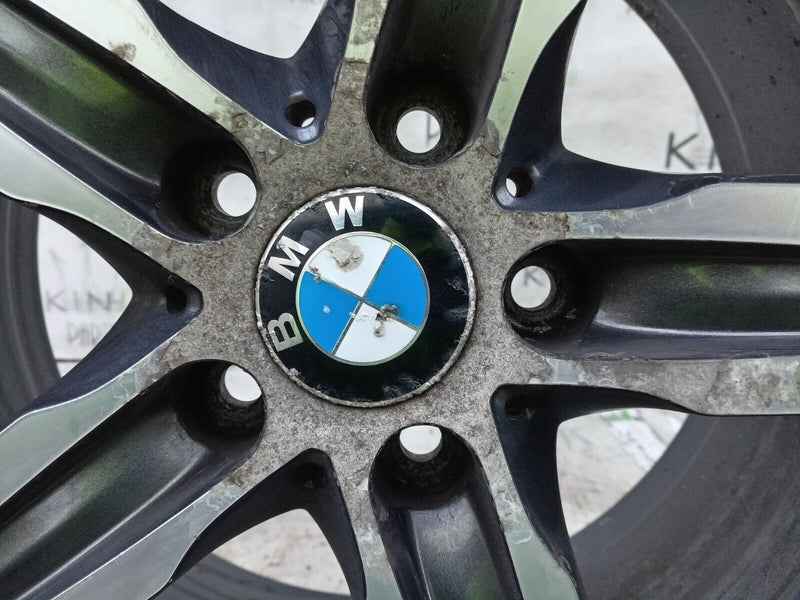 BMW F20 17" ALLOY WHEEL RIM 7.5J ET43 & TYRE 225/45/18 6850151