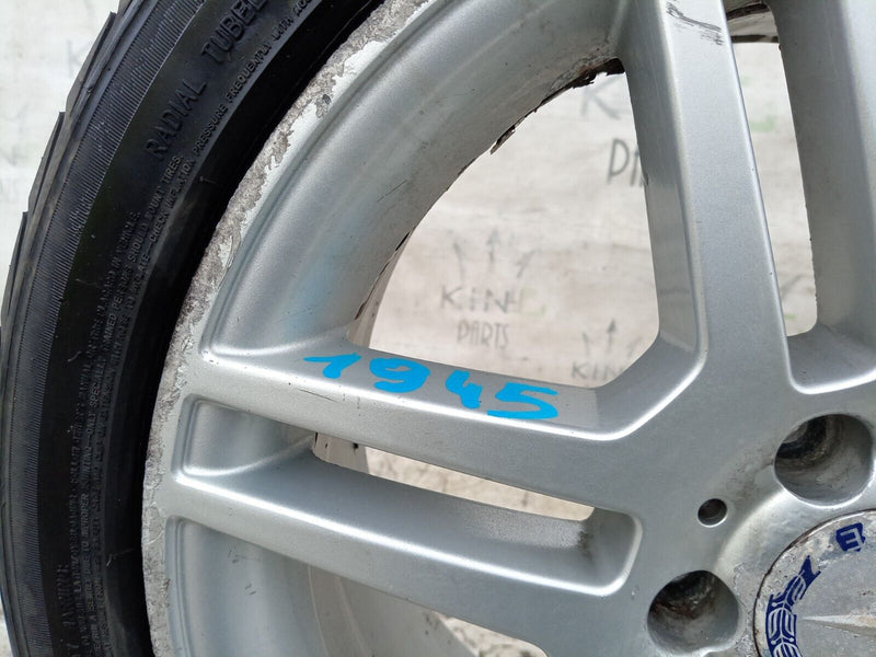 MERCEDES W204 AMG ALLOY WHEEL RIM 17" 8.5Jx17H2 ET58 & TYRE 245x40 R17