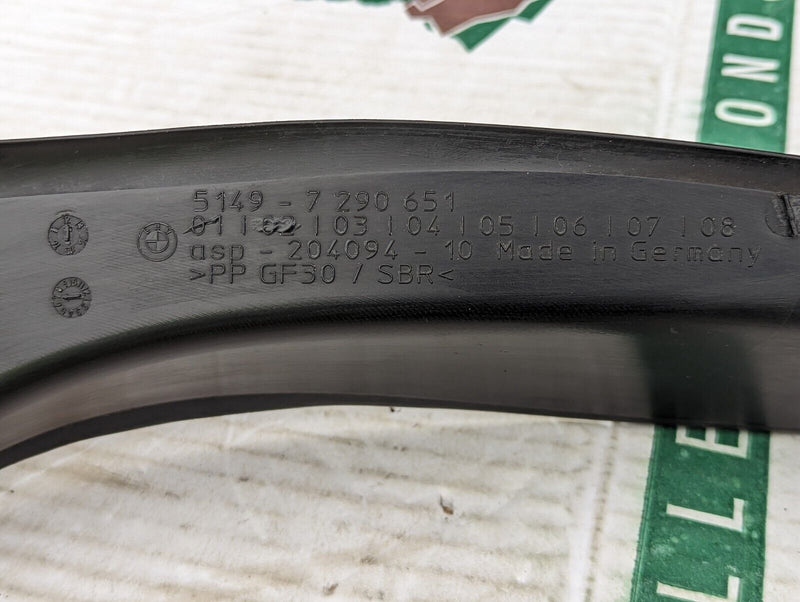BMW 3 SERIES F30 2011-2019 REAR LEFT TAILGATE DRIP RAIL TRIM COVER 7290651
