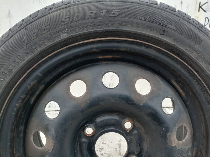 FORD FIESTA MK6 FOCUS STEEL WHEEL RIM 15" 6Jx15H2 ET52.5 & TYRE 195/50/R15