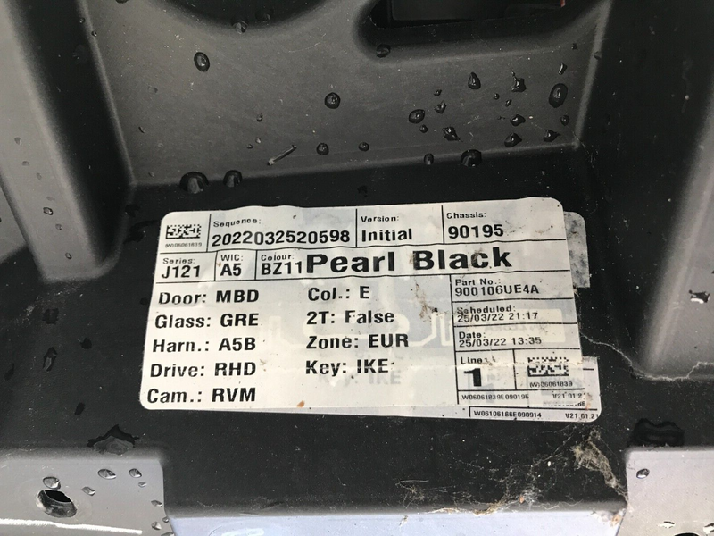 NISSAN QASHQAI J12 MK3 2021- REAR TAILGATE BOOT  LID PANEL & WINDOW GLASS