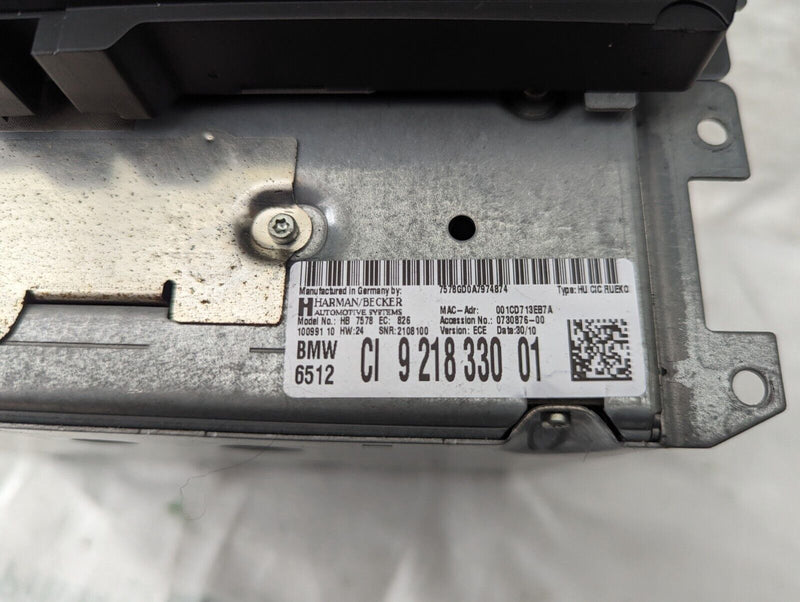 BMW X1 E84 1 3 SERIES  2009-2015 MULTIMEDIA UNIT 9218330