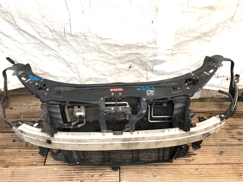 MERCEDES S W221 S320 CDI 3.0 L COMPLETE COOLING PACK FAN RADIATOR A/C SLAM PANEL