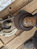 RANGE ROVER EVOQUE L538 11-15 REAR LEFT N/S DRIVESHAFT & KNUCKLE BRAKE DISC