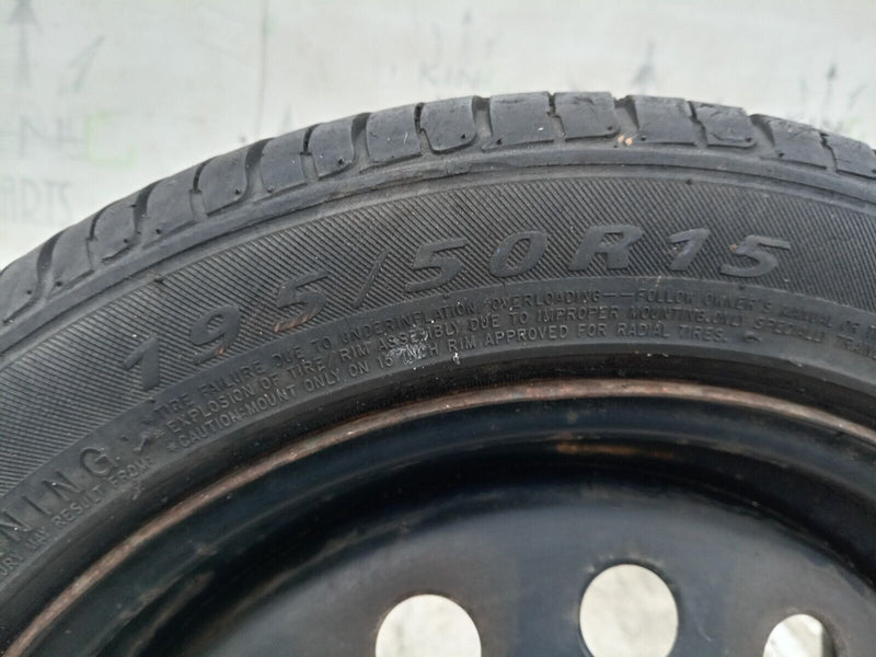 FORD FIESTA MK6 FOCUS STEEL WHEEL RIM 15" 6Jx15H2 ET52.5 & TYRE 195/50/R15
