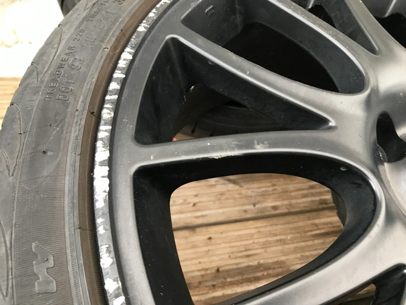 FIAT 500 ABARTH TYRE & SET 4x ALLOY WHEEL RIMS 17" 205x40x17 7J ET38