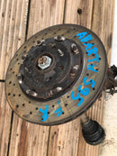 FIAT 500 ABARTH 1.4 PETROL FRONT LEG RIGHT DRIVESHAFT BRAKE CALIPER GAS STRUT