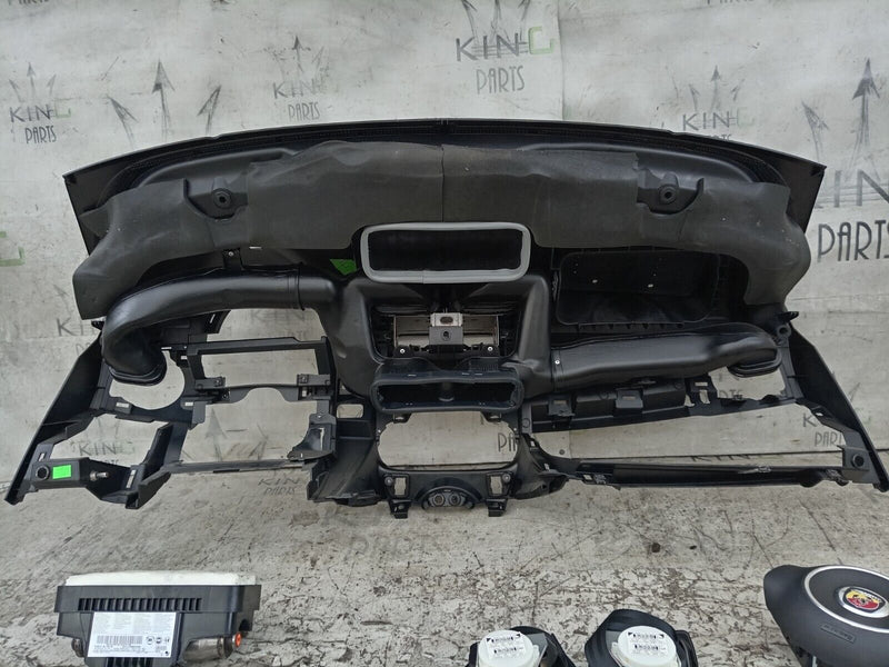 FIAT 500 ABARTH 08-15 FULL SET DASHBOARD 5x AIRBAG CRASH ECU MODULE 4x SEATBELTS
