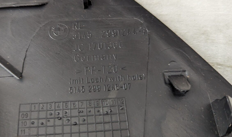 BMW X1 E84 09-15 RIGHT DRIVER SIDE DASHBOARD END COVER TRIM 2991244