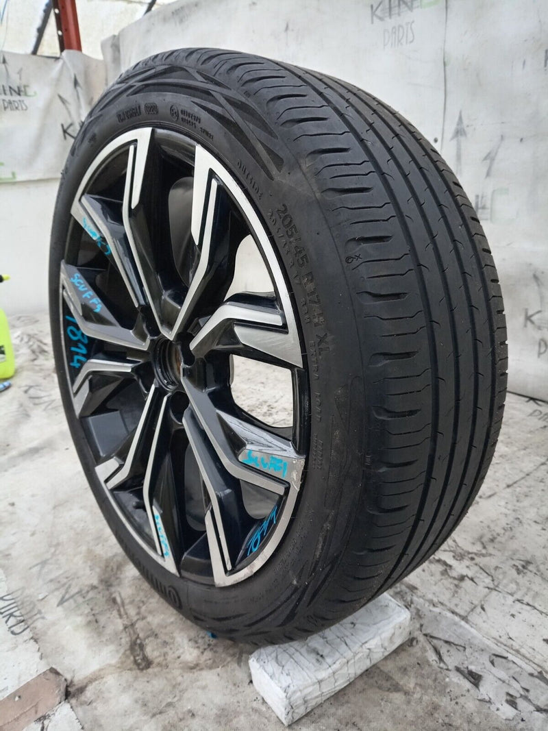 RENAULT CLIO MK5 ALLOY WHEEL RIM 17" 7Jx17CH 4-37 TYRE 205/45/17 R19