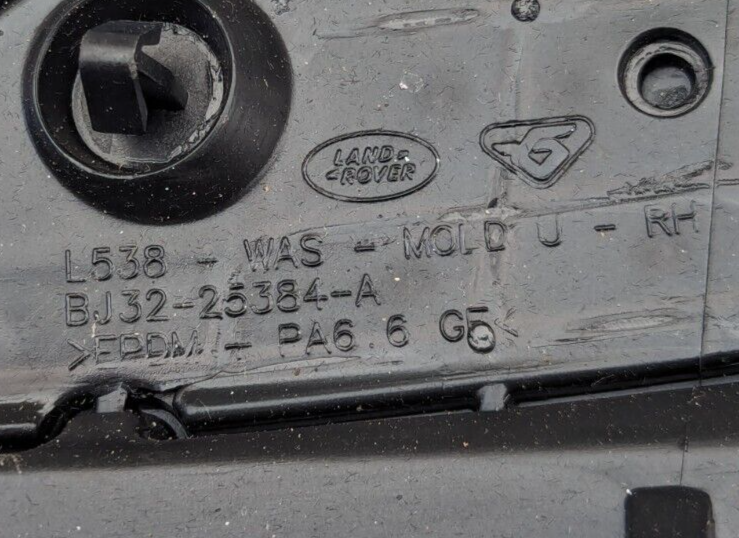 RANGE ROVER EVOQUE L538 2011-2015 REAR RIGHT O/S DOOR SEAL BJ32-25384-A GENUINE