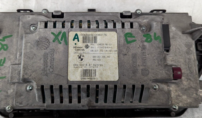 BMW X1 E84 2009-2015 DISPLAY SCREEN MONITOR CID 8"8 GENUINE 9224965