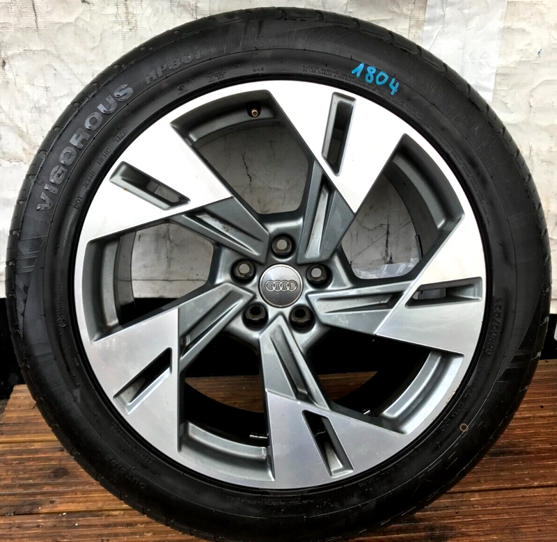 AUDI Q4 E-TRON GENUINE ALLOY WHEEL RIM 20' 9Jx20H2 ET38 & TYRE 255x50 R20