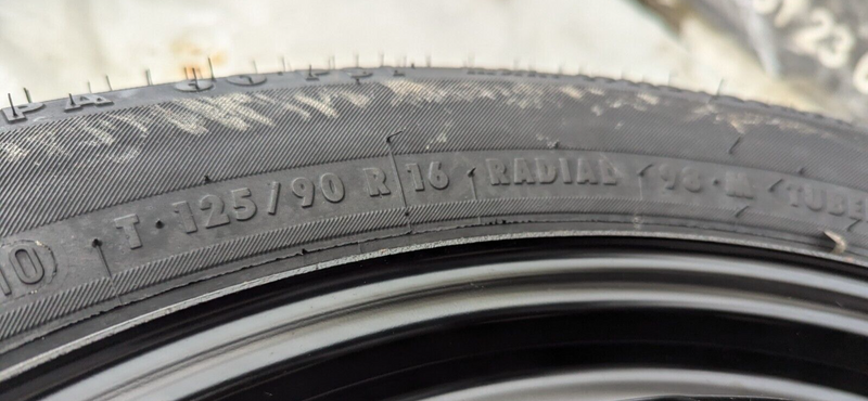 MERCEDES C-CLASS W204 07-11 SPACE SAVER SPARE WHEEL A2044000302 GENUINE