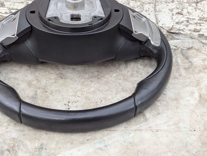 FIAT ABARTH 500 08-15 MULTIFUNCTION STEERING WHEEL W/PADDLES 34101163A GENUINE