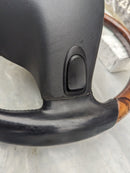 MERCEDES S-CLASS S320 W221 2006-2013 LEATHER WOOD STEERING WHEEL A2214600303
