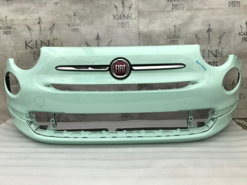 FIAT 500 LOUNGE FACELIFT 2015-23 FRONT BUMPER & TOP BADGE LOGO 735619491