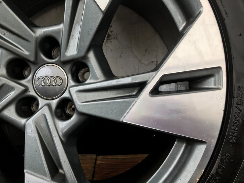 AUDI Q4 E-TRON GENUINE ALLOY WHEEL RIM 20' 9Jx20H2 ET38 & TYRE 255x50 R20
