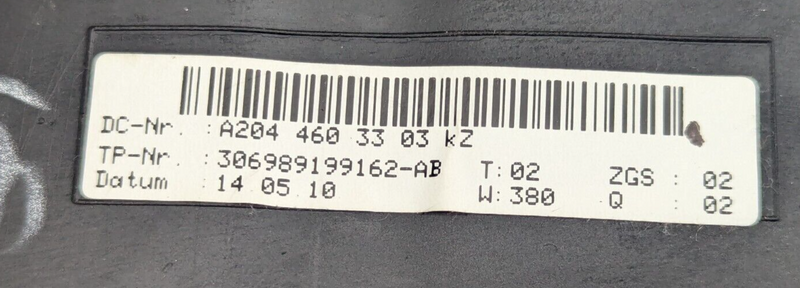 MERCEDES-BENZ C-CLASS W204 07-11 STEERING WHEEL PADDLE SHIFT A2044603303 GENUINE