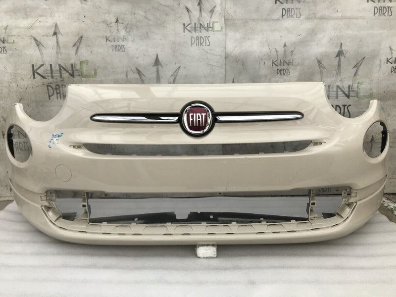 FIAT 500 LOUNGE FACELIFT 2015-23 FRONT BUMPER & TOP BADGE LOGO 735619491