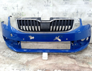 SKODA OCTAVIA III MK3 2013-2016 BLUE FRONT BUMPER GENUINE 5E0807221N