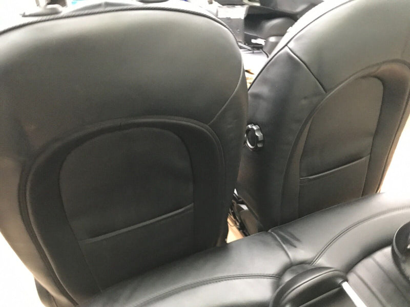 MINI COOPER S F55 5-DOOR BLACK LEATHER COMPLETE SEATS SET FRONT AND REAR SEAT