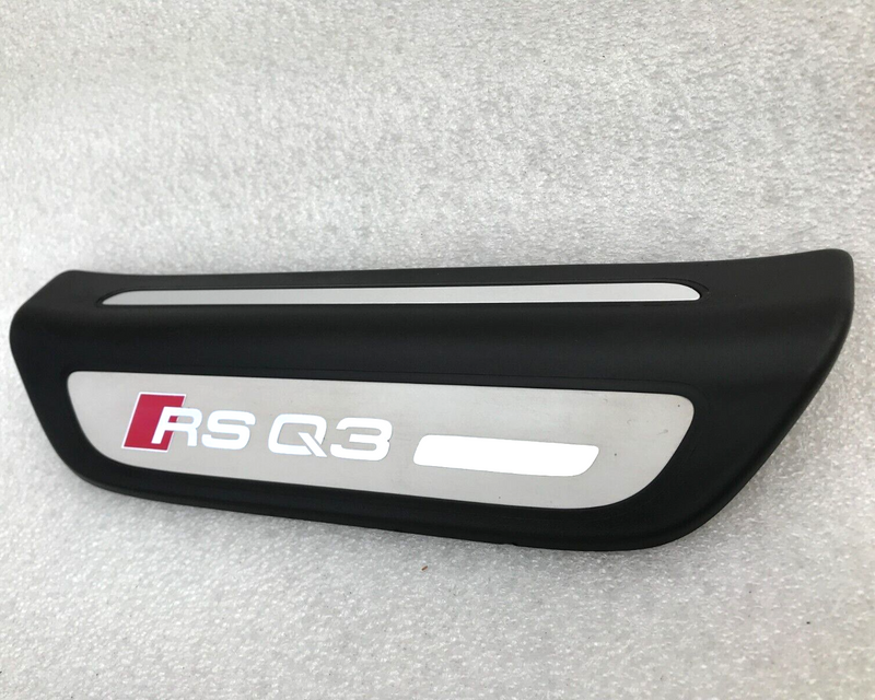 AUDI RS Q3 8U 11-18 REAR DOOR RIGHT SIDE STEP PLATE SILL TRIM COVER 8U0.853.376D