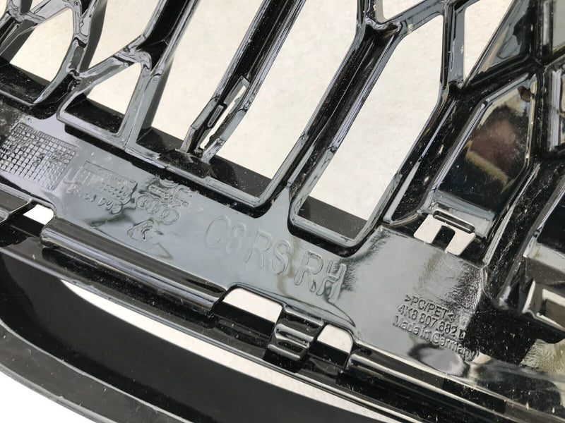 AUDI RS6 C8 2019-ON FRONT BUMPER PAIR GRILL TRIM MOULDING PDC LEFT & RIGHT SIDE