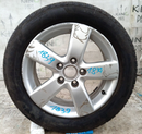 VW TOURAN 1T GOLF MK5 ALLOY WHEEL RIM 16" 6.5Jx16H2 ET50 & TYRE 205x55 R16