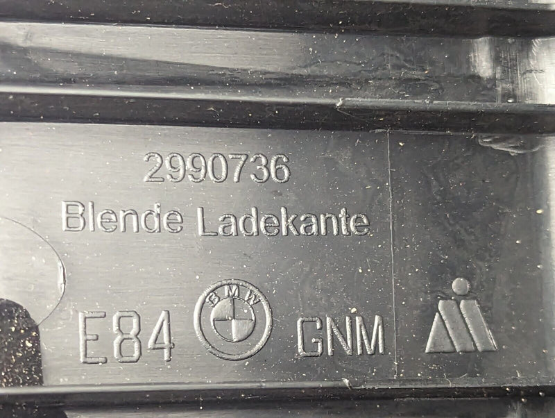 BMW X1 E84 09-15 BOOT SILL PANEL LOCK TRIM COVER GENUINE 2990736