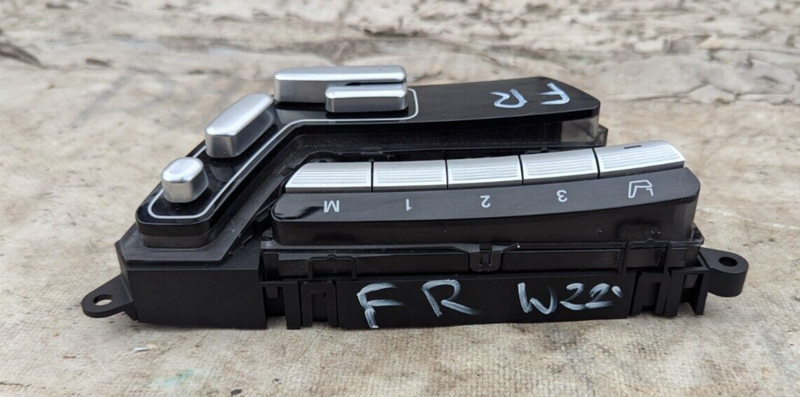 MERCEDES S-CLASS W221 06-13 FRONT DRIVER SEAT CONTROL SWITCH UNIT A2218701979