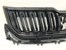 SKODA KODIAQ 2016-2020 FRONT BUMPER RADIATOR GRILL GRILLE in BLACK GLOSS
